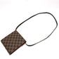 LOUIS VUITTON N62935 Damier Canvas CD Case/DVD Bag, Crossbody Shoulder Bag, Unisex, Brown