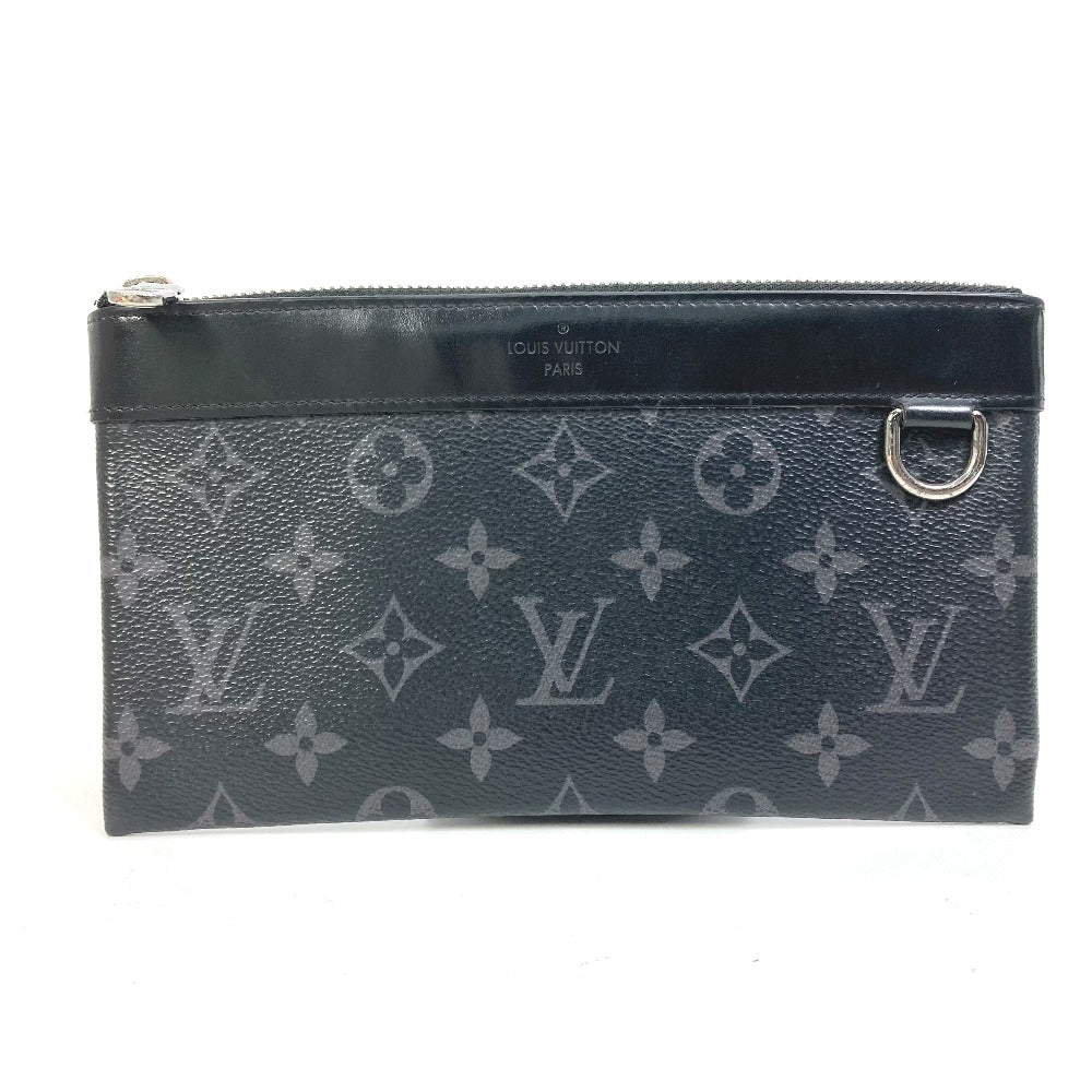LOUIS VUITTON M44323 モノグラムエクリプス ポシェット ディスカバリーPM スマートフォンケース ポーチ モノグラムエクリプスキャンバス メンズ ブラック