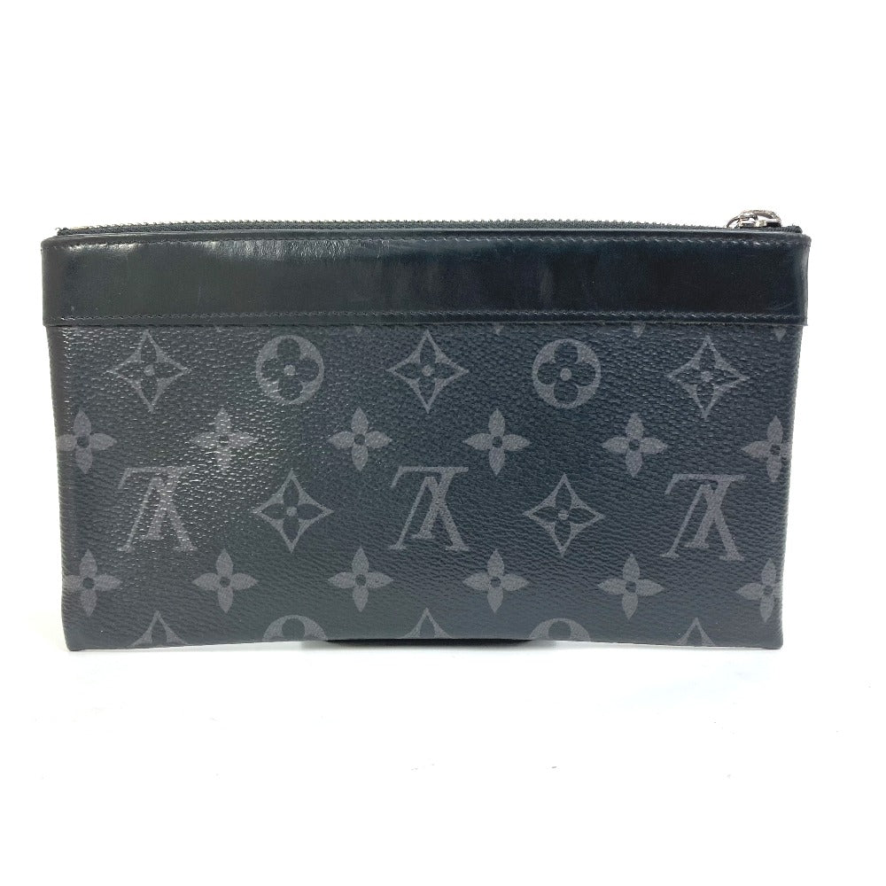 LOUIS VUITTON M44323 モノグラムエクリプス ポシェット ディスカバリーPM スマートフォンケース ポーチ モノグラムエクリプスキャンバス メンズ ブラック