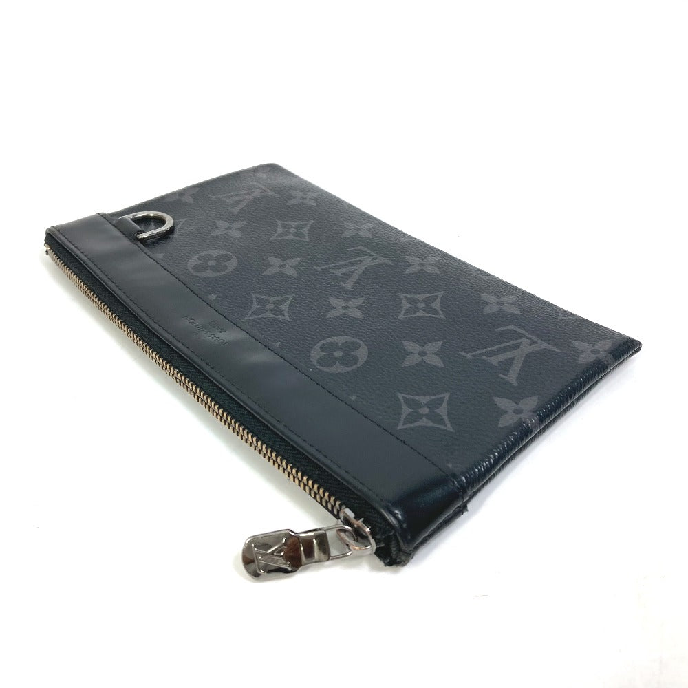 LOUIS VUITTON M44323 モノグラムエクリプス ポシェット ディスカバリーPM スマートフォンケース ポーチ モノグラムエクリプスキャンバス メンズ ブラック