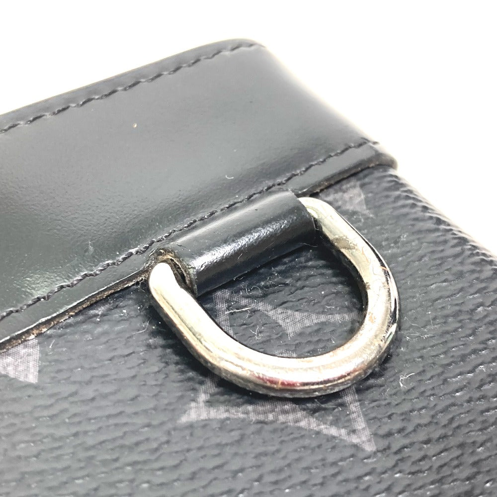 LOUIS VUITTON M44323 モノグラムエクリプス ポシェット ディスカバリーPM スマートフォンケース ポーチ モノグラムエクリプスキャンバス メンズ ブラック