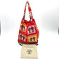 HERMES Silky Pop Handbag, Bride de Gala Bag, Shopping Bag, Tote Bag, Buffle Skipper, Women's, Rouge Ash, Red