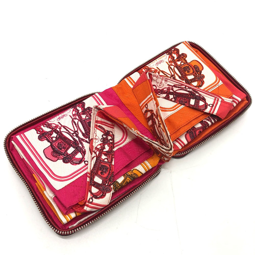 HERMES Silky Pop Handbag, Bride de Gala Bag, Shopping Bag, Tote Bag, Buffle Skipper, Women's, Rouge Ash, Red