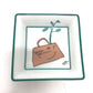 HERMES Kelly Doll Ashtray, Mini Tray, Small Item Holder, Ceramic Ashtray, Unisex, White