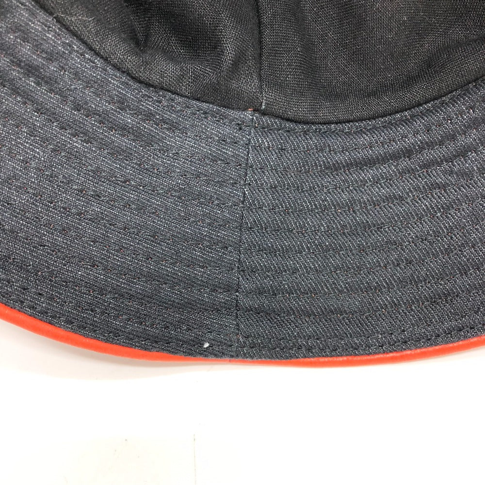 HERMES Men's Linen Hat in Bordeaux