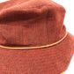 HERMES Men's Linen Hat in Bordeaux