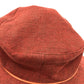 HERMES Men's Linen Hat in Bordeaux
