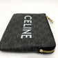 CELINE 10C662CA2 トリオンフ 小物入れ 小銭入れ コインケース PVC/レザー ユニセックス ブラウン