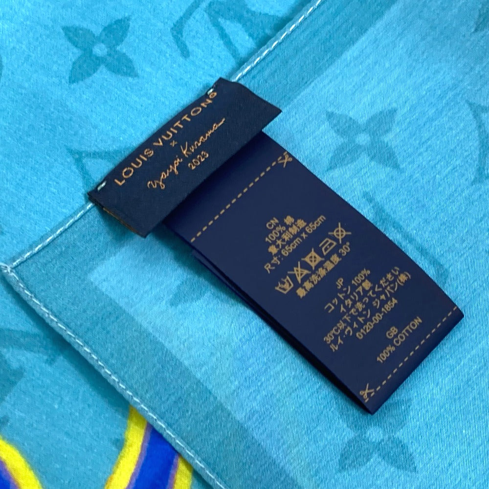 LOUIS VUITTON M78365 モノグラム LV × YK セット オブ スリー バンダナ 2点セット バンダナ コットン メンズ ブルー