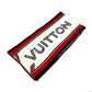 LOUIS VUITTON ロゴ マフラー ウール メンズ レッド