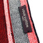 LOUIS VUITTON ロゴ マフラー ウール メンズ レッド