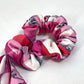 HERMES Bella Scrunchie Hair Tie, Silk Scrunchie, Pink, Women's