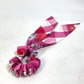 HERMES Bella Scrunchie Hair Tie, Silk Scrunchie, Pink, Women's