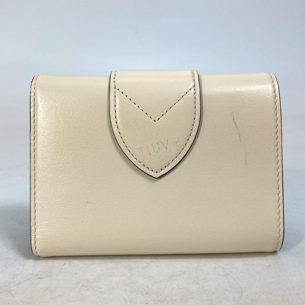 LOUIS VUITTON M69176 ポルトフォイユ・LVポンヌフ コンパクト 3つ折り財布 レザー レディース クレーム ホワイト