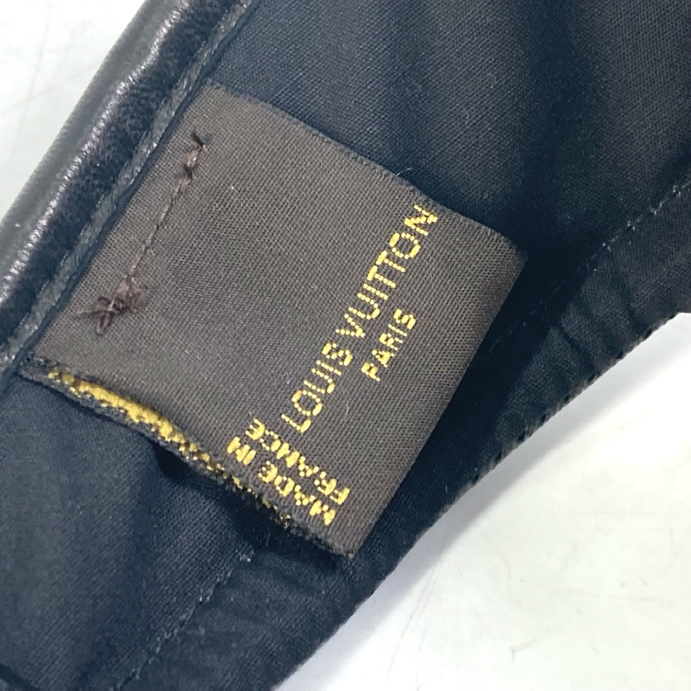 LOUIS VUITTON モノグラム 帽子 サンバイザー ナイロン レディース ブラック
