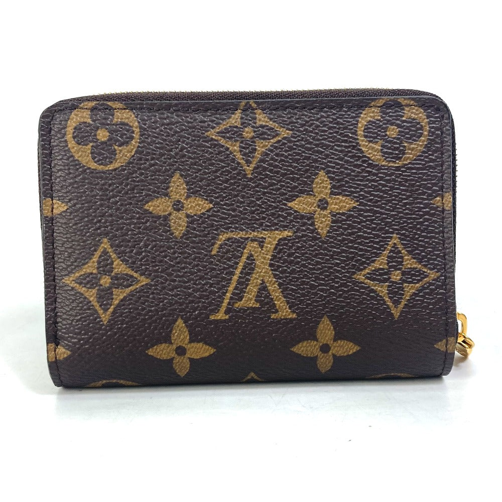LOUIS VUITTON M82377 モノグラム ポルトフォイユ ルー 2つ折り財布 モノグラムキャンバス レディース フーシャ ブラウン