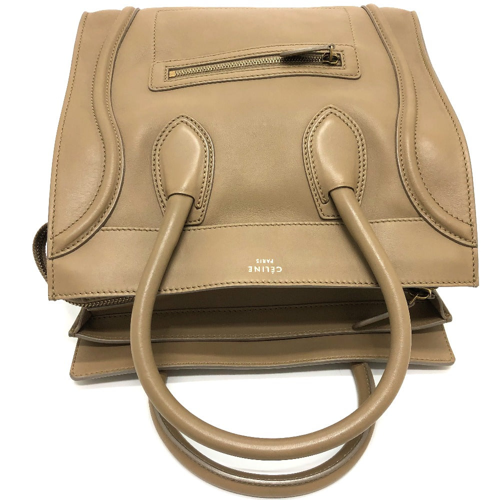 CELINE ラゲージ ミニショッパー カバン ハンドバッグ レザー レディース - brandshop-reference