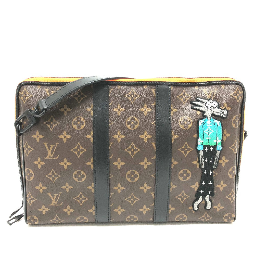 LOUIS VUITTON M80130 モノグラム LVフレンズ キーポルポーチ カバン/肩掛け ハンドバッグ モノグラムキャンバス メンズ ブラウン