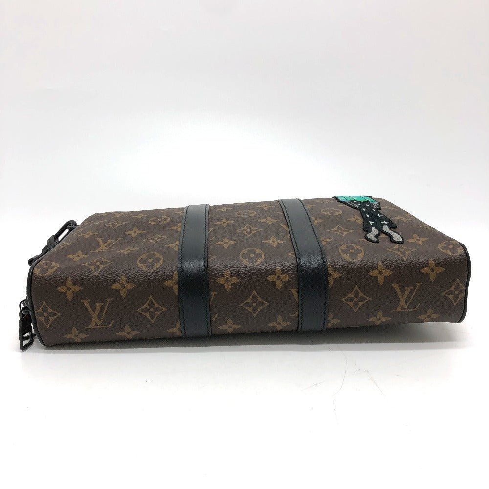 LOUIS VUITTON M80130 モノグラム LVフレンズ キーポルポーチ カバン/肩掛け ハンドバッグ モノグラムキャンバス メンズ ブラウン