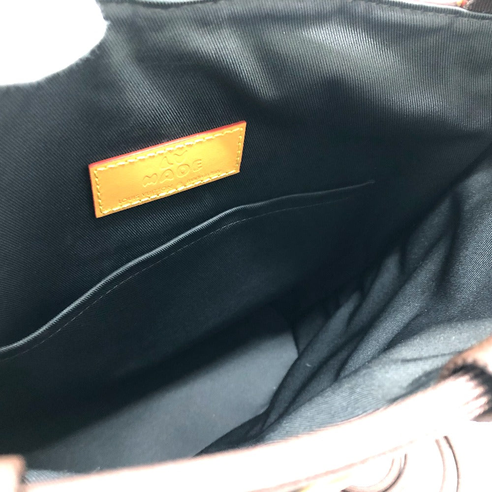 LOUIS VUITTON M45968 モノグラム ランドネ メッセンジャー ストライプ カバン ショルダーバッグ モノグラムキャンバス メンズ ブラウン