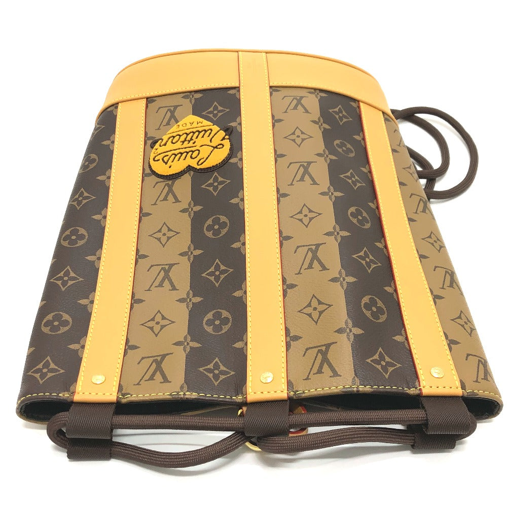 LOUIS VUITTON M45968 モノグラム ランドネ メッセンジャー ストライプ カバン ショルダーバッグ モノグラムキャンバス メンズ ブラウン