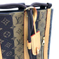 LOUIS VUITTON M45968 モノグラム ランドネ メッセンジャー ストライプ カバン ショルダーバッグ モノグラムキャンバス メンズ ブラウン
