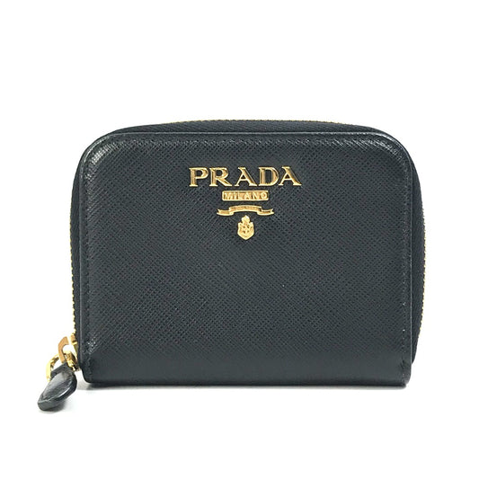 PRADA 1MM268 ロゴ 小銭入れ 財布 コインケース サフィアーノレザ－ レディース
