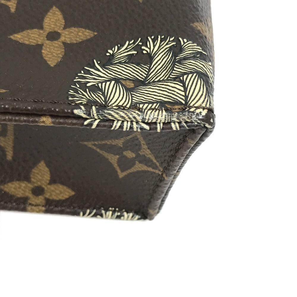 LOUIS VUITTON M41513 Monogram Christopher Nemeth Rope Pochette Voyage Clutch Bag in Monogram Canvas, Brown, for Men