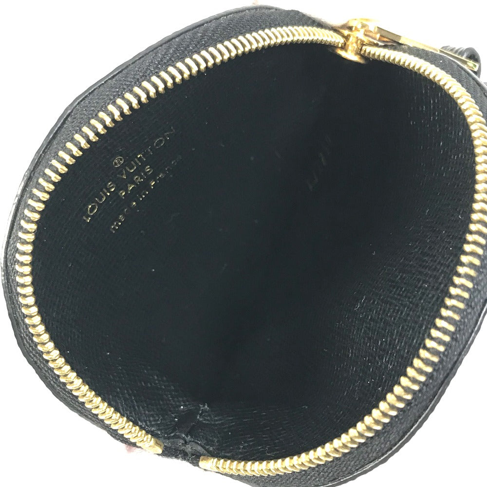 LOUIS VUITTON M69505 LVクラフティ ポルトモネ ロン 小銭入れ 丸型 コインケース モノグラムキャンバス レディース レッド×ホワイト×ブラック