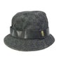 GUCCI GG denim bucket hat in GG canvas, women's, black and gray