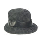 GUCCI GG denim bucket hat in GG canvas, women's, black and gray
