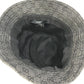 GUCCI GG denim bucket hat in GG canvas, women's, black and gray