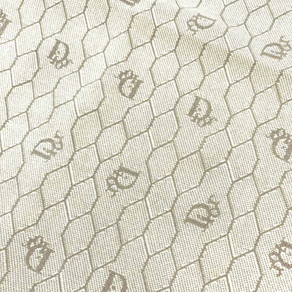 Dior Honeycomb Print Silk Handkerchief Scarf for Women, Beige, Red, and Black