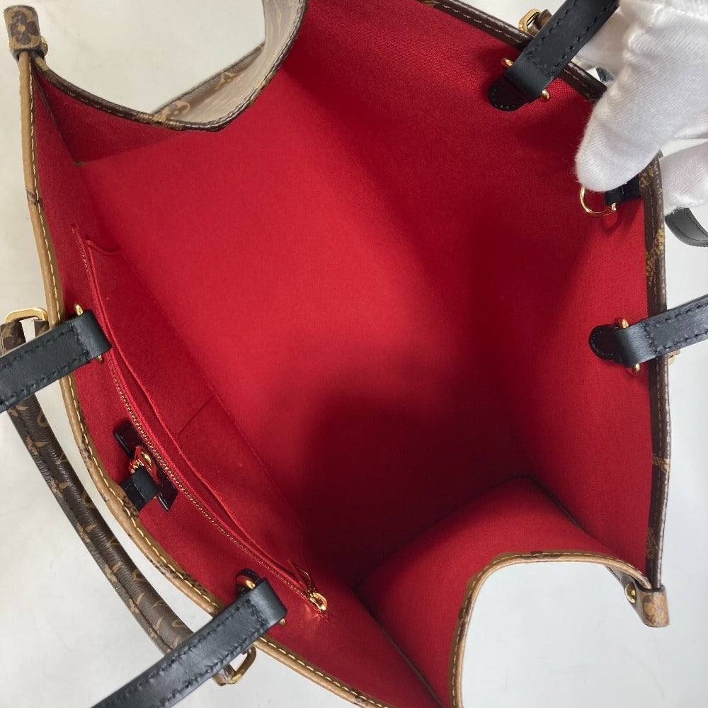 LOUIS VUITTON M45321 モノグラムジャイアント オンザゴーMM カバン 2WAY ショルダーバッグ 肩掛け トートバッグ モノグラムジャイアントキャンバス レディース ブラウン - brandshop-reference