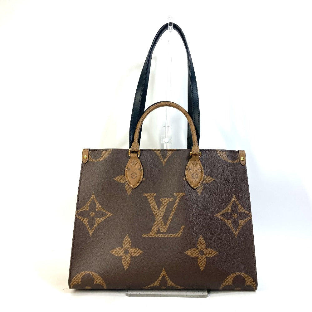 LOUIS VUITTON M45321 モノグラムジャイアント オンザゴーMM カバン 2WAY ショルダーバッグ 肩掛け トートバッグ モノグラムジャイアントキャンバス レディース ブラウン - brandshop-reference