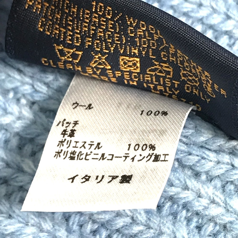 LOUIS VUITTON M76710 モノグラム ボネ LV 帽子 ビーニー ニットキャップ ニット帽 ウール メンズ ブルー