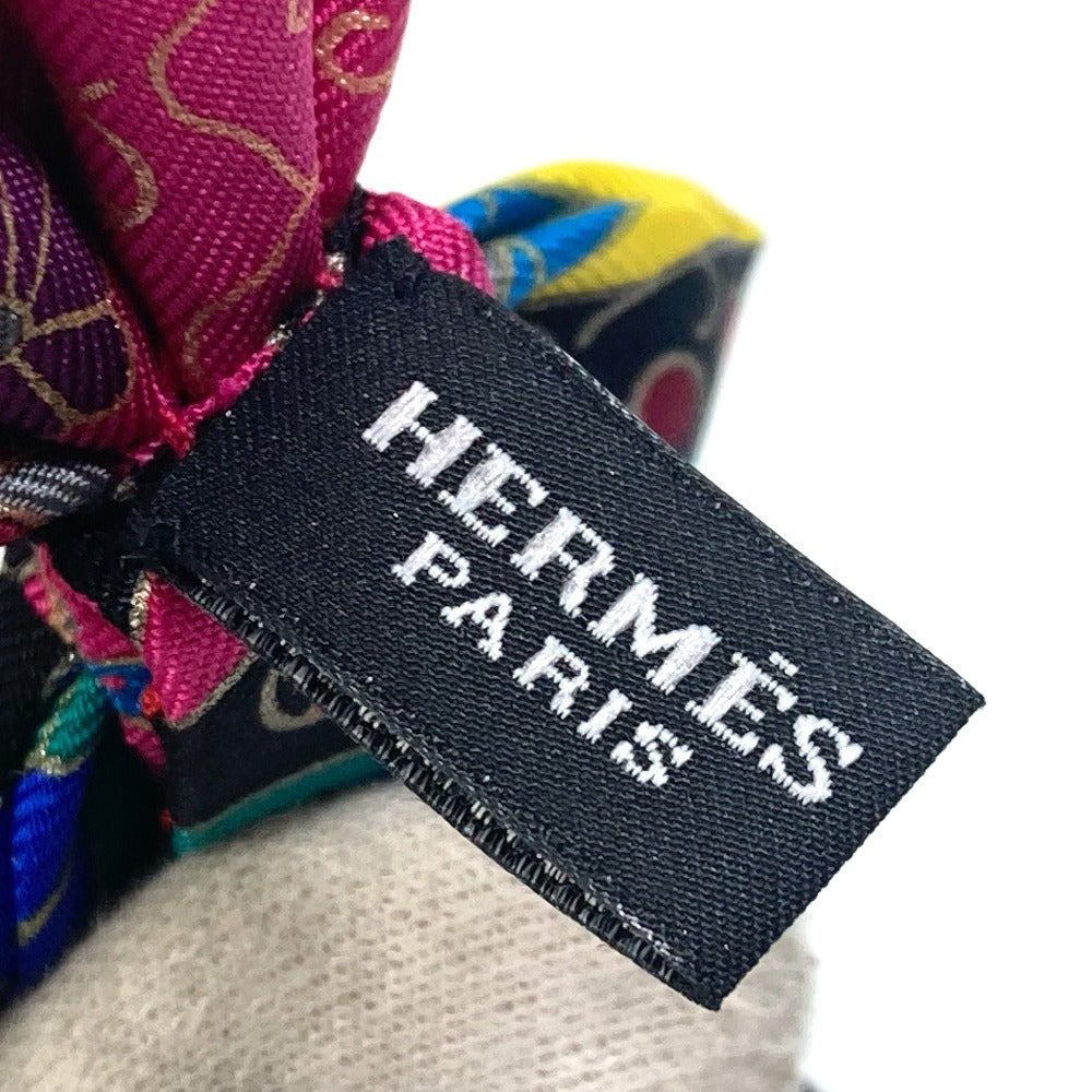 HERMES Nouveau Papillon Bow Tie, Silk Ribbon Necktie, Men's, Multicolor