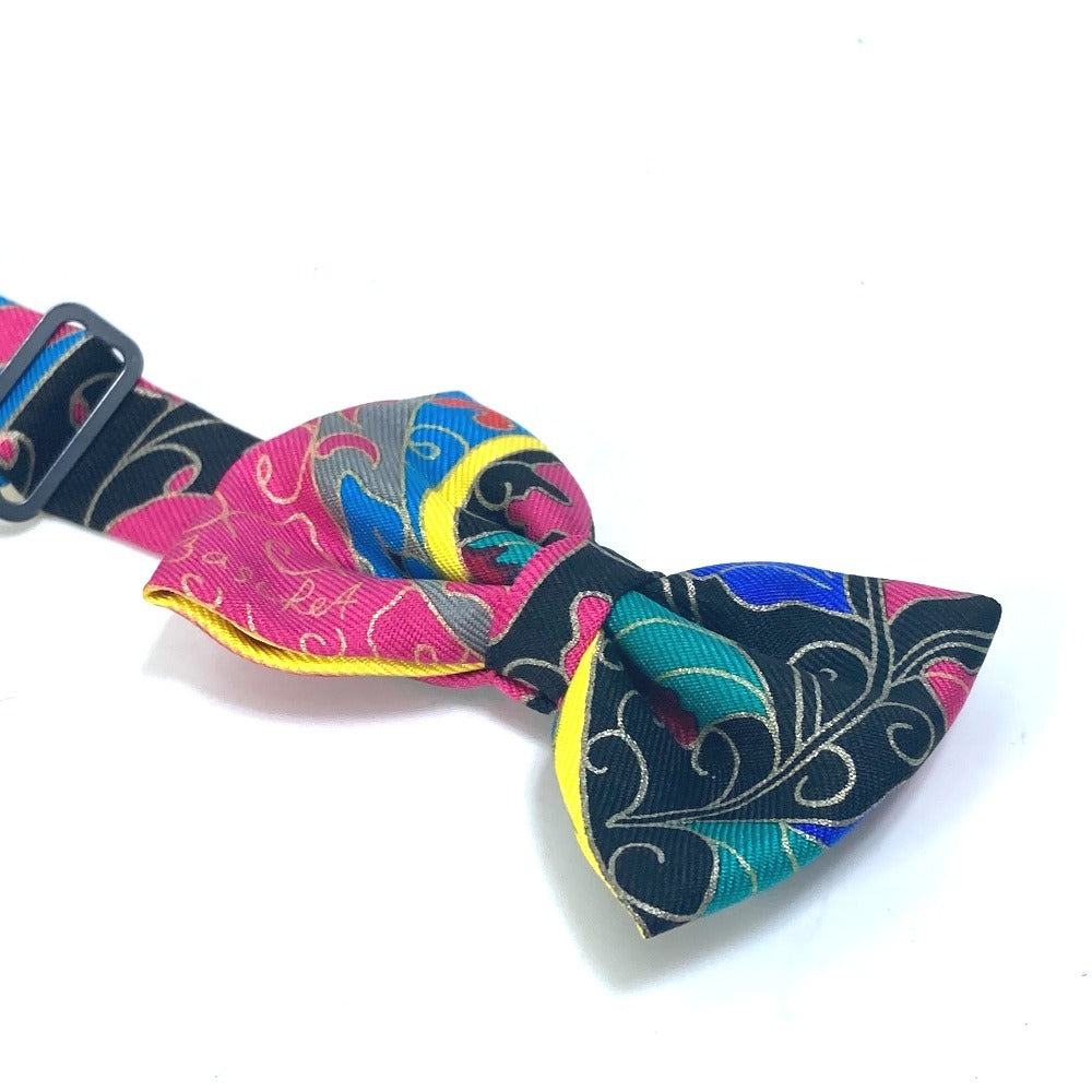 HERMES Nouveau Papillon Bow Tie, Silk Ribbon Necktie, Men's, Multicolor