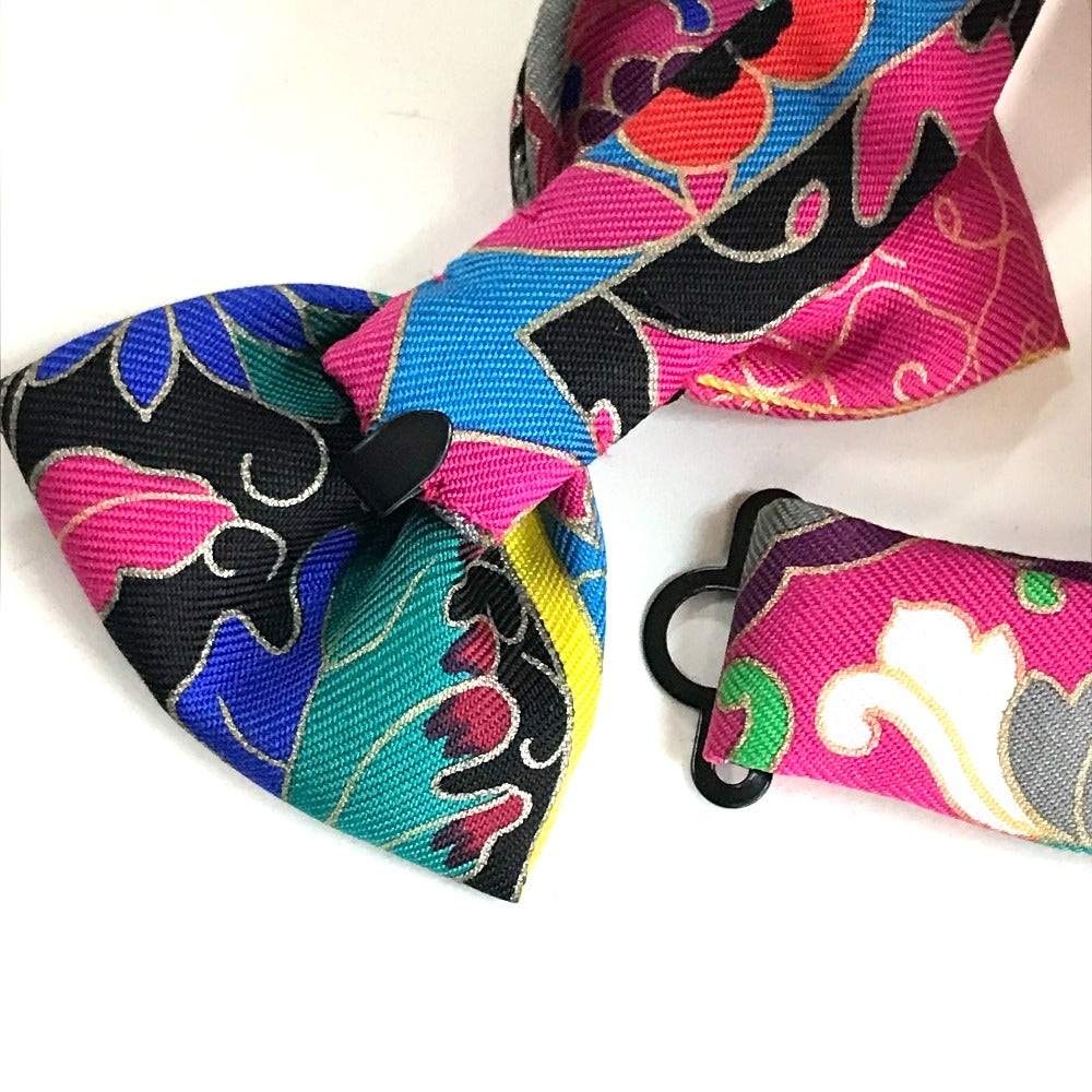HERMES Nouveau Papillon Bow Tie, Silk Ribbon Necktie, Men's, Multicolor