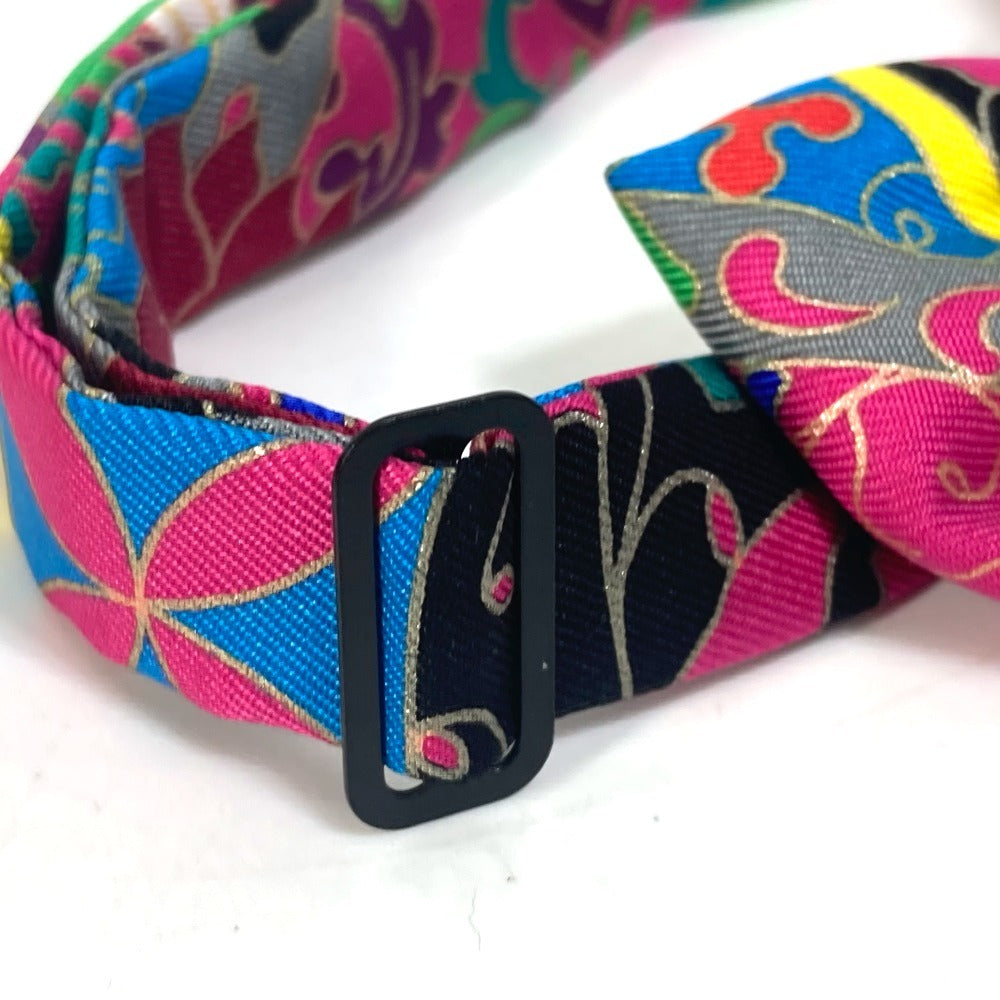HERMES Nouveau Papillon Bow Tie, Silk Ribbon Necktie, Men's, Multicolor