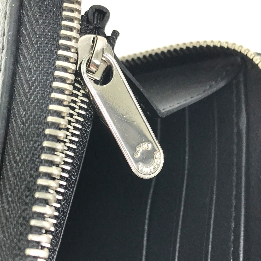 LOUIS VUITTON M61867 モノグラムマヒナ ジッピーウォレット ラウンドファスナー 長財布 モノグラムマヒナ レディース ブラック