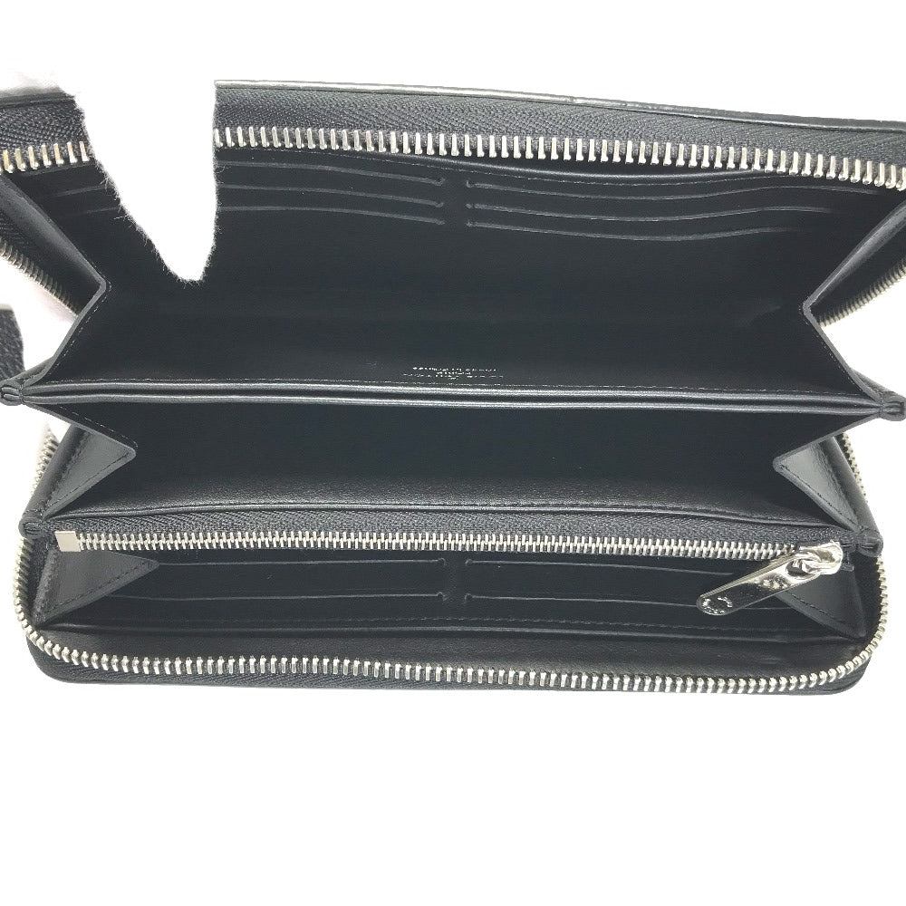 LOUIS VUITTON M61867 モノグラムマヒナ ジッピーウォレット ラウンドファスナー 長財布 モノグラムマヒナ レディース ブラック