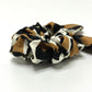 FENDI Leopard Print Hair Accessory, Silk Scrunchie, Women's, Brown