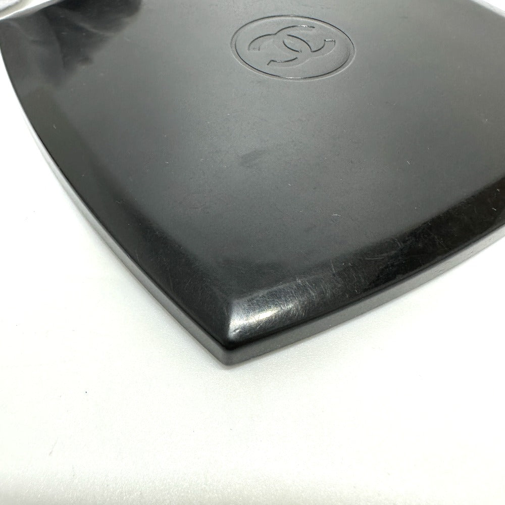 CHANEL ノベルティ CC ココマーク 手鏡 ミラー 鏡 プラスチック レディース ブラック
