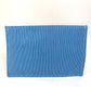 HERMES Flat Western Company GM Envelope Case Pouch Cotton Women's Blue