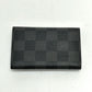 LOUIS VUITTON N62662 Damier Graphite Multicle 6 Key Case in Damier Graphite Canvas, Men's, Black