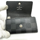 LOUIS VUITTON N62662 Damier Graphite Multicle 6 Key Case in Damier Graphite Canvas, Men's, Black