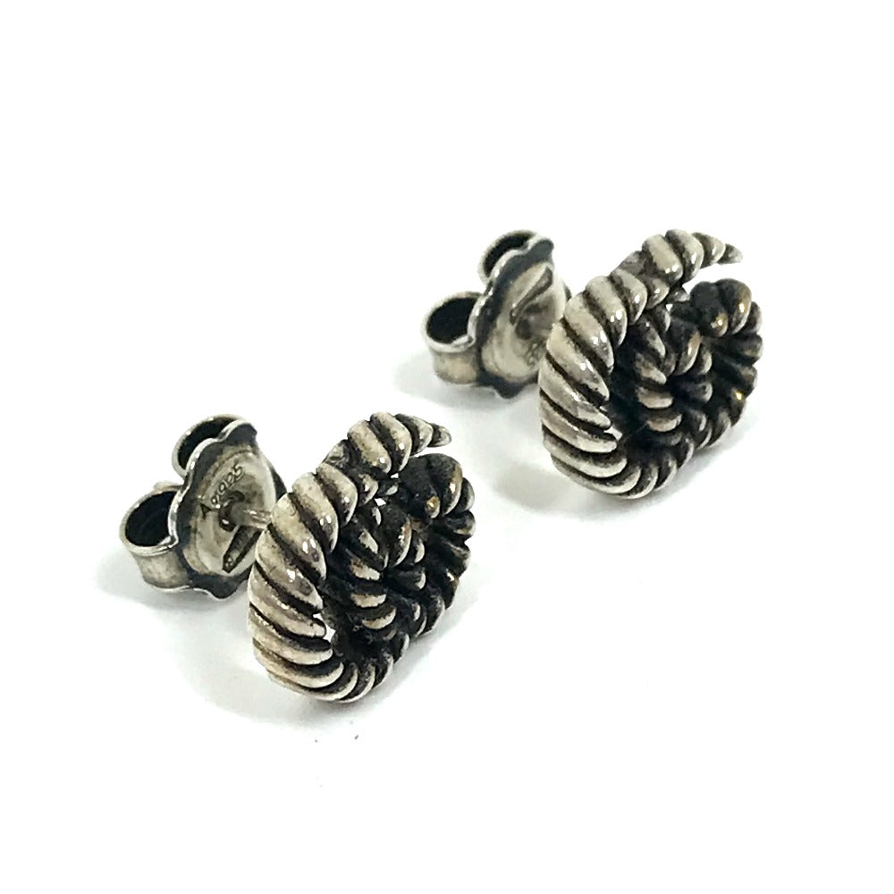 GUCCI Logo GG Marmont Double G Accessory Earrings in SV925 Silver for Women