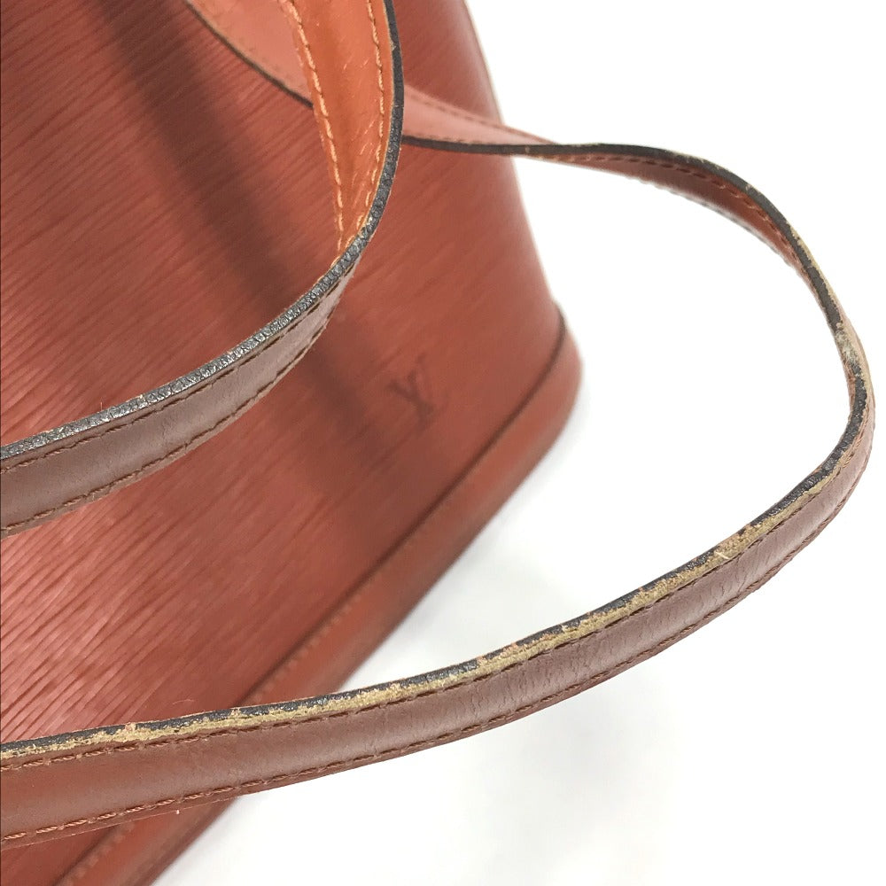 LOUIS VUITTON M52283 Epi Leather Backpack Shoulder Bag, Brown, Women's