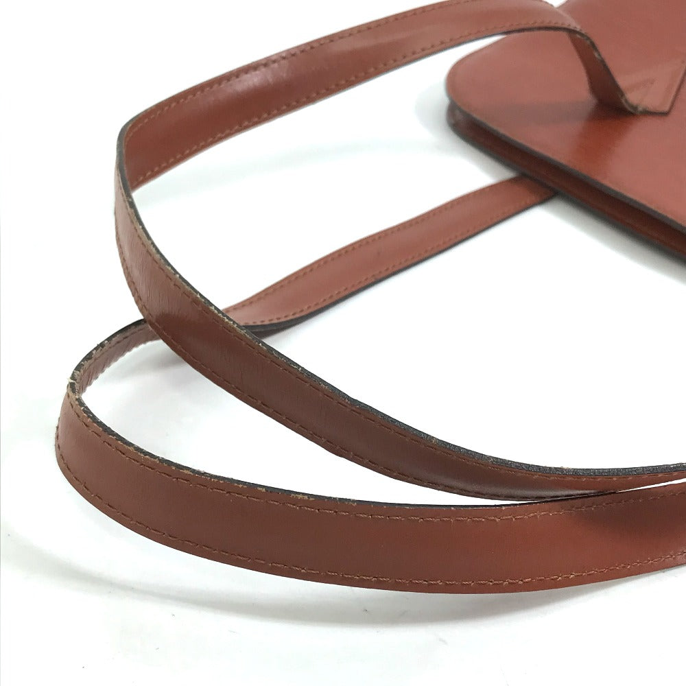 LOUIS VUITTON M52283 Epi Leather Backpack Shoulder Bag, Brown, Women's